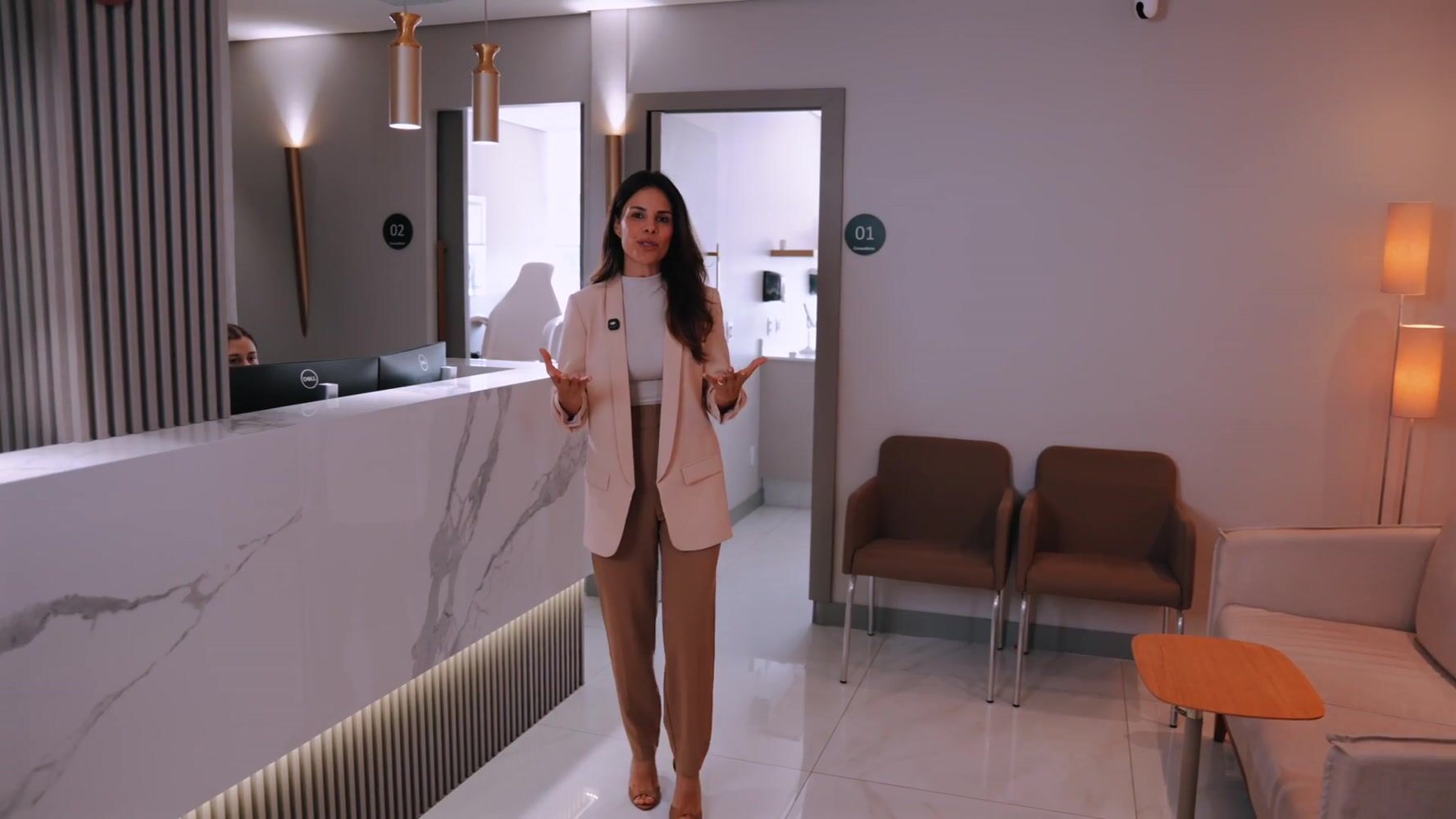 Bastidor de produção da Vitamina — equipe em set